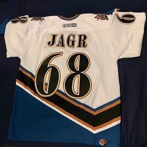 Authentic CCM Jaromir Jagr Washington Capitals Jersey. Size- L